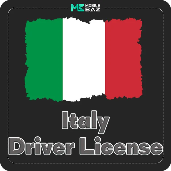 Italy Driver License PSD Template