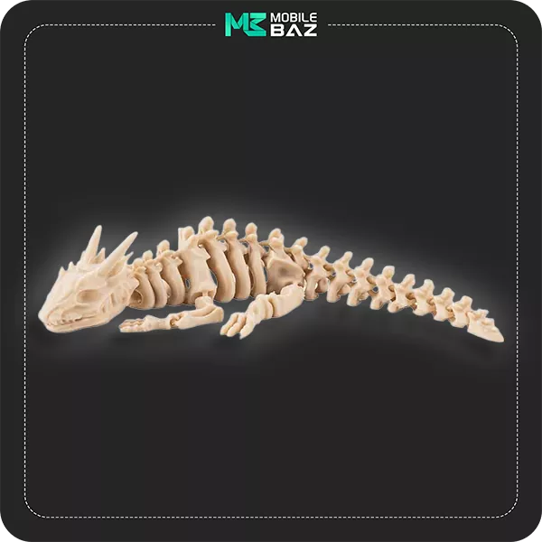 Articulated Skeletal Dragon 3D Model STL File